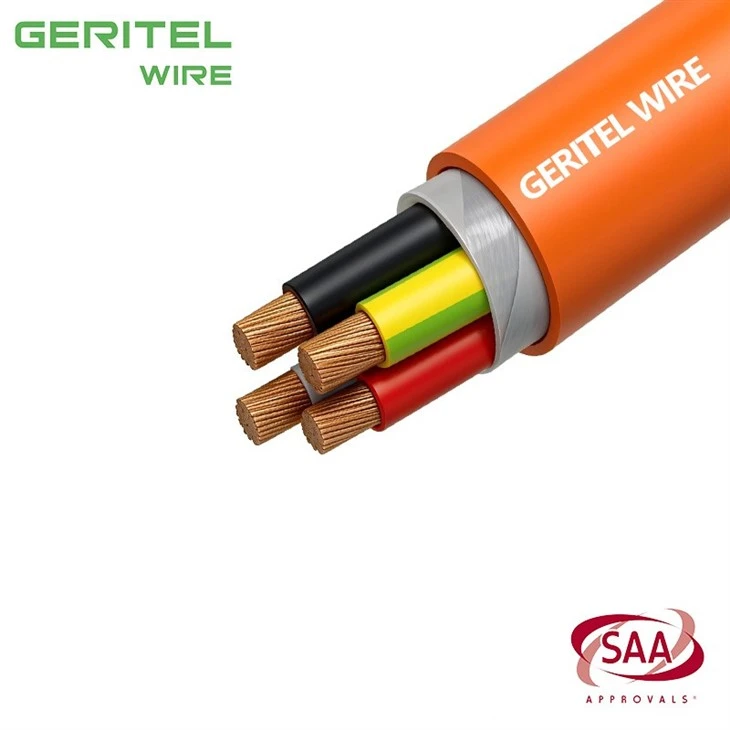 3x25+1x6E SAA 3 Core And Earth LSZH Cable 110C factory