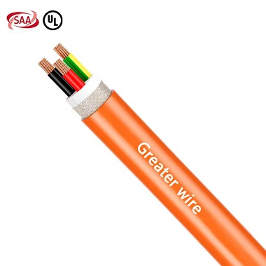 Orange Circular Electrical Cable Orange Circular Electrical Cable