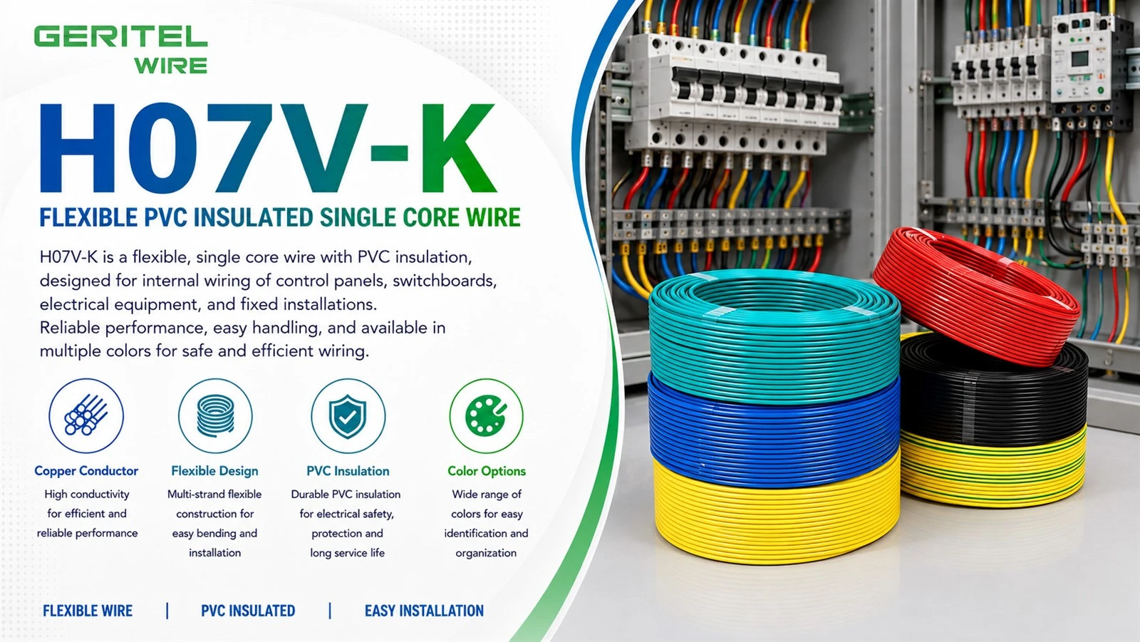 10mm2 H07V-K cable 10mm2 H07V-K cable